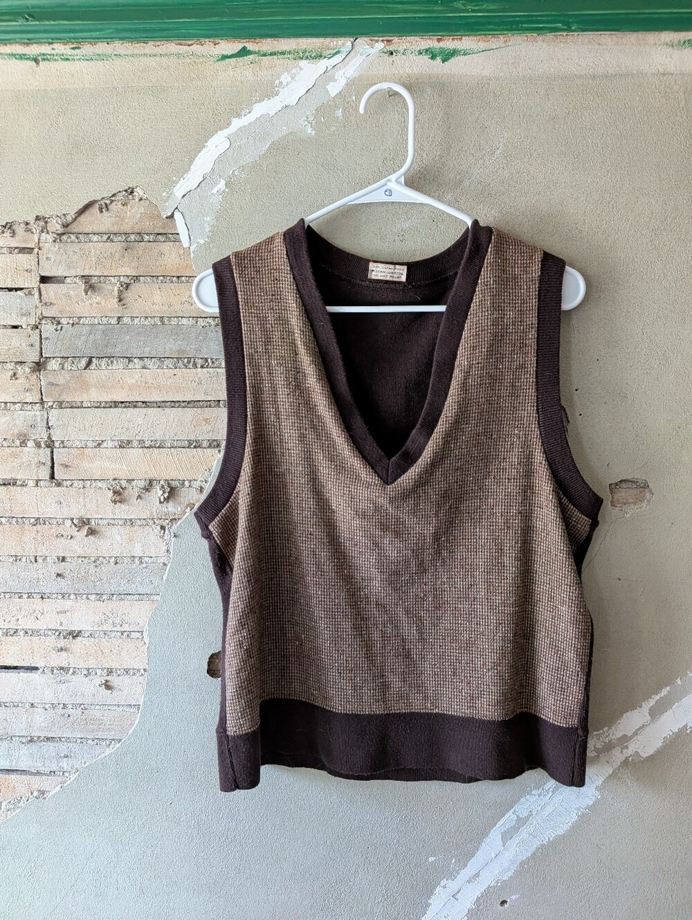 Vintage Wool Knit Vest